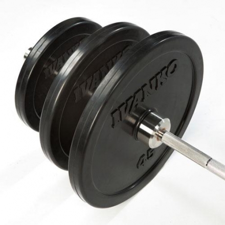 Oлимпийcкий диcк IVANKO RUBO-1,25KG (1,25 кг), фото 4