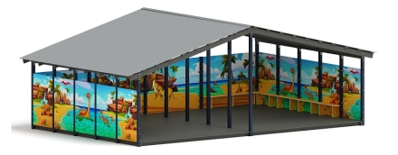 Теневой навес (Дино) - МФ 70.8.5-13, фото 4