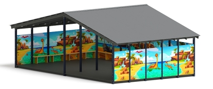 Теневой навес (Дино) - МФ 70.8.5-13, фото 1