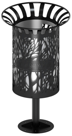 Урна (с баком) (под анкера) МФ 50.04.01-02.А.Логотип, фото 3