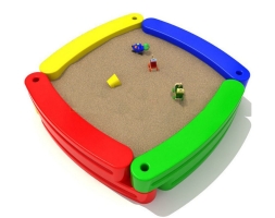 Песочница Форт для детской игровой площадки, фото 1