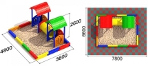 Песочный дворик 5 для детской площадки