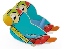 Качели на пружине «Попугай», паттерн "Фэртази" КЧ035.02 Качели на пружине «Попугай», паттерн "Фэртази" КЧ035.02