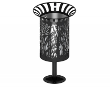 Урна Порядок 5 с баком (под анкера). С логотипом Урна Порядок 5 с баком (под анкера). С логотипом