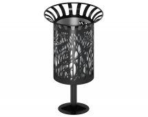 Урна Порядок 5 с баком (под анкера). С логотипом Урна Порядок 5 с баком (под анкера). С логотипом