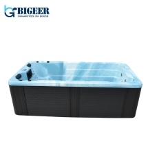 Бассейн СПА с противотоком Bigeer Вива BG6601 420x220x121 см Бассейн СПА с противотоком Bigeer Вива BG6601 420x220x121 см