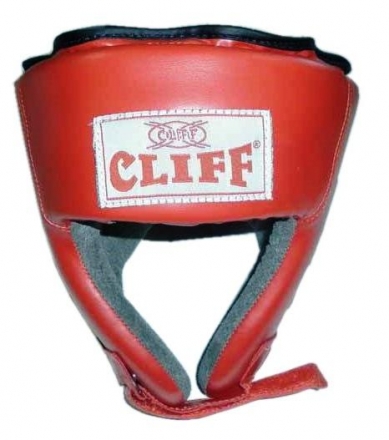 Шлем боксерский CLIFF открытый (DX) красный р.2XL, фото 1