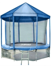 Батут OPTIFIT Like Blue 16ft 4,88 м с синей крышей Батут OPTIFIT Like Blue 16ft 4,88 м с синей крышей