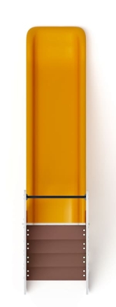 Горка пластиковая - ИО 42.01.05-02 - (желтый скат) (В гостях у сказки) H=900, фото 5