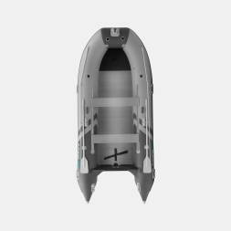 Gladiator C 400 AL ACTIVE Светло-темносерый моторная лодка ПВХ Алюминиевый пайол, фото 3