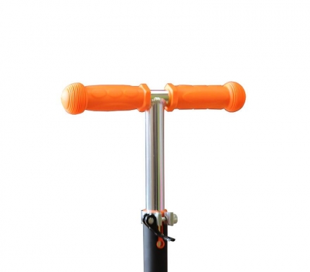 Самокат четырехколесный MAXI PU, оранжевый, фото 2