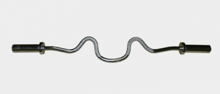 OTBC Олимпийский гриф штанги изогнутый (хром, 50 мм.), фото 1