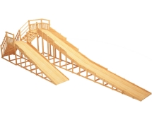 Зимняя деревянная горка "Зима Wood"-9