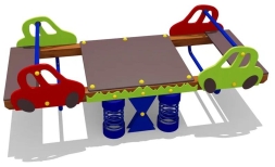 Качели-балансир двойные на пружинах 04655 для детской площадки Качели-балансир двойные на пружинах 04655 для детской площадки