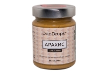 Арахисовая паста с морской солью и стевией, в стекле, 265г Арахисовая паста с морской солью и стевией, в стекле, 265г