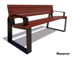 Парковая скамейка Подольск, Сосна 2 м, фото 3