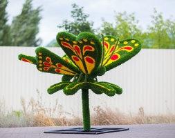 Топиари &quot;Бабочка на ромашке Классик&quot;