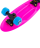 Круизер пластиковый Princess, 17&#039;&#039;x5&#039;&#039;, Abec-7 Carbon