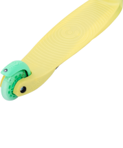 Самокат 3-колесный Zippy 3D, 120/80 мм, желтый