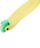 Самокат 3-колесный Zippy 3D, 120/80 мм, желтый
