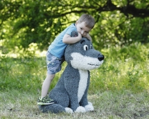 Топиари волк Малыш - газон Eco