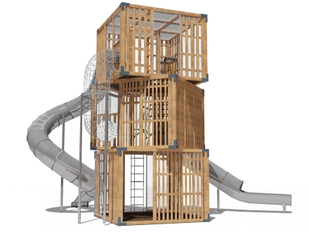 Игровой комплекс Эко 701001 для детской площадки, фото 2