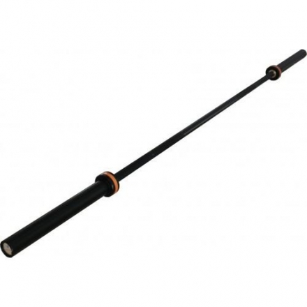 Гриф для штанги ZSO BLACK, D-50, L2200, гладкая втулка, до 500 кг, замки-пружины, фото 2