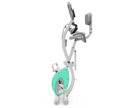 Велотренажер X-Bike DFC DavCreator, бело-зеленый, фото 4