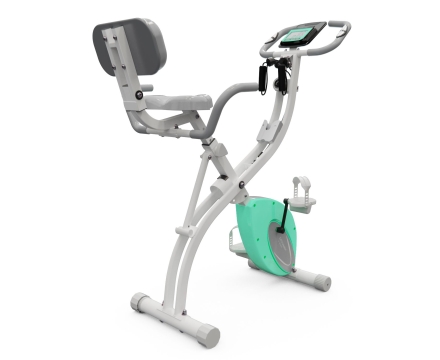 Велотренажер X-Bike DFC DavCreator, бело-зеленый, фото 1