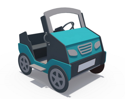 Игровая форма ДИФ 01314 в виде кабриолета, фото 1