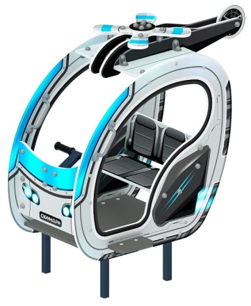 Вертолет (техно) - Беседка мини - МФ 10.03.03-03, фото 4