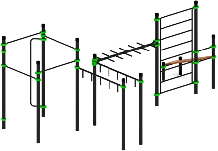 Воркаут ЛОВ 108 зеленый ВТ 102.14-02, фото 4