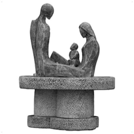 Фонтан скульптурный современный "Семья" большой артикул S207002, фото 1