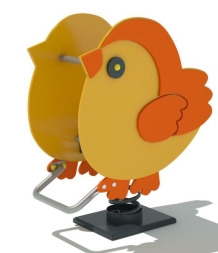 Качалка на пружине КНП Цыплёнок для детской площадки