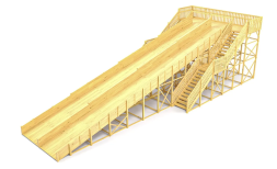 Зимняя горка Савушка Зима Wood 12/1 Без места для хранения, фото 1