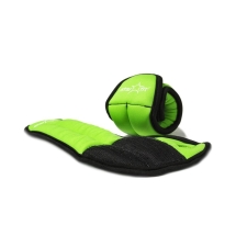 Утяжелители WT-201 для рук "Эргономичные", 0,5 кг, зеленый/черный