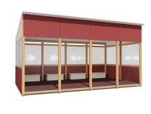 Теневой навес Классика ВСТ 1513/2 18 м2 для улицы Теневой навес Классика ВСТ 1513/2 18 м2 для улицы