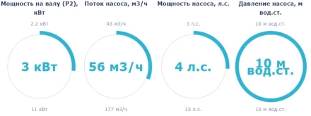 Насос с префильтром Saci Pumps Magnus-4 56м3/ч 380В, фото 2