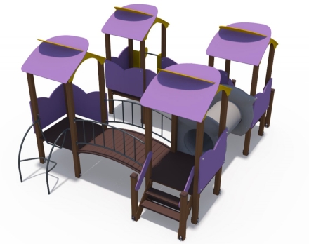 Игровой комплекс Зефир металлический скат Н-620 ДИО 10015, фото 2