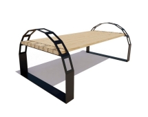 Парковая скамейка Арка, Лиственница 1,8 м Парковая скамейка Арка, Лиственница 1,8 м