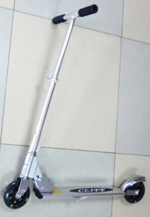 Самокат алюминиевый большое колесо Супер D2, фото 1