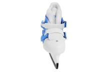 PW-219-2 коньки раздвижные р.37-40 (голубой/белый)