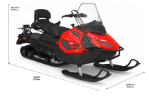 Снегоход Stels Атаман SA800 СVTech (канадский вариатор)