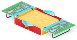 Песочница с крышкой средняя (Игра) - ИО 5.01.11-06, фото 4