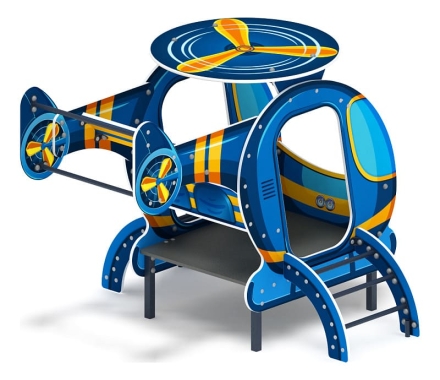 Вертолет (синий) - Беседка - МФ 10.03.04-01, фото 3