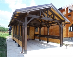 Навес для машин с хозблоком РУЗА Базовая комплектация, фото 1