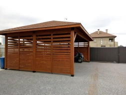 Навес для трех машин РИВЕРСАЙД Базовая комплектация, фото 8