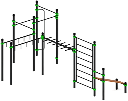 Воркаут ЛОВ 89 зеленый ВТ 101.14-02, фото 4