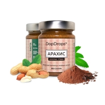 Шоколадная паста с арахисом и стевией, в стекле, 265г Шоколадная паста с арахисом и стевией, в стекле, 265г