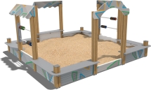 Песочный дворик Ривьера ПС104.00.1 для детской площадки